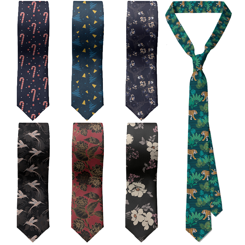 Men's Slim Fit 3D Printed Tie  - đánh giá và giá Men'S Holiday Formal Wear