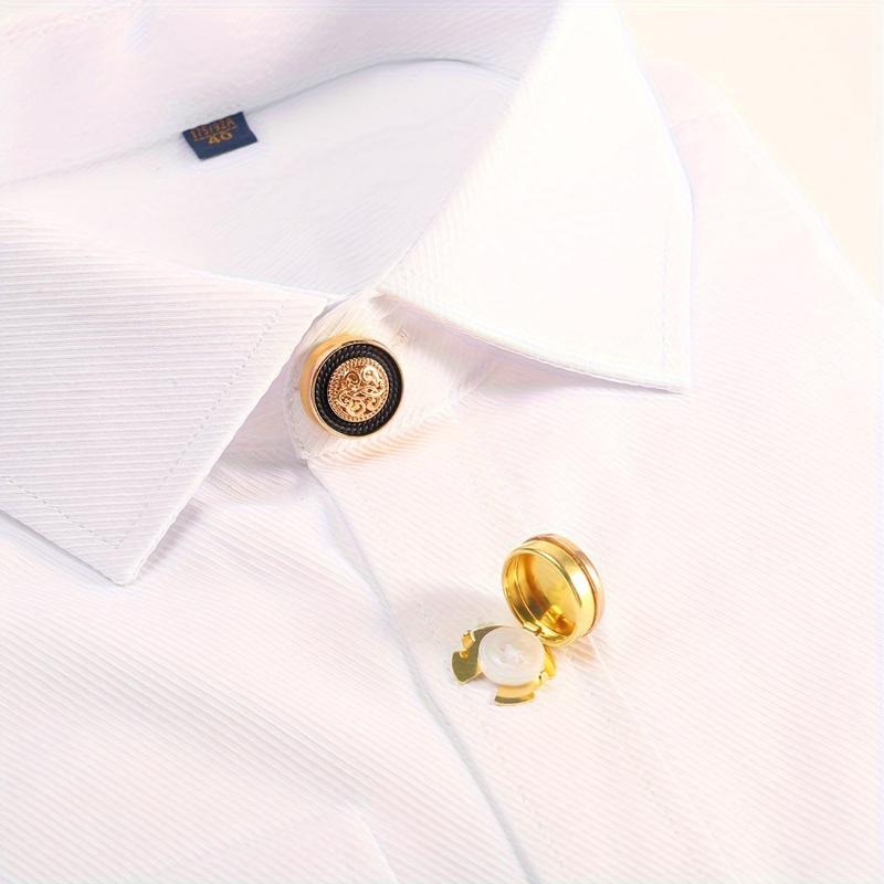 2‑Pack Vintage Metal Shirt But - đánh giá và giá Men'S Holiday Formal Wear