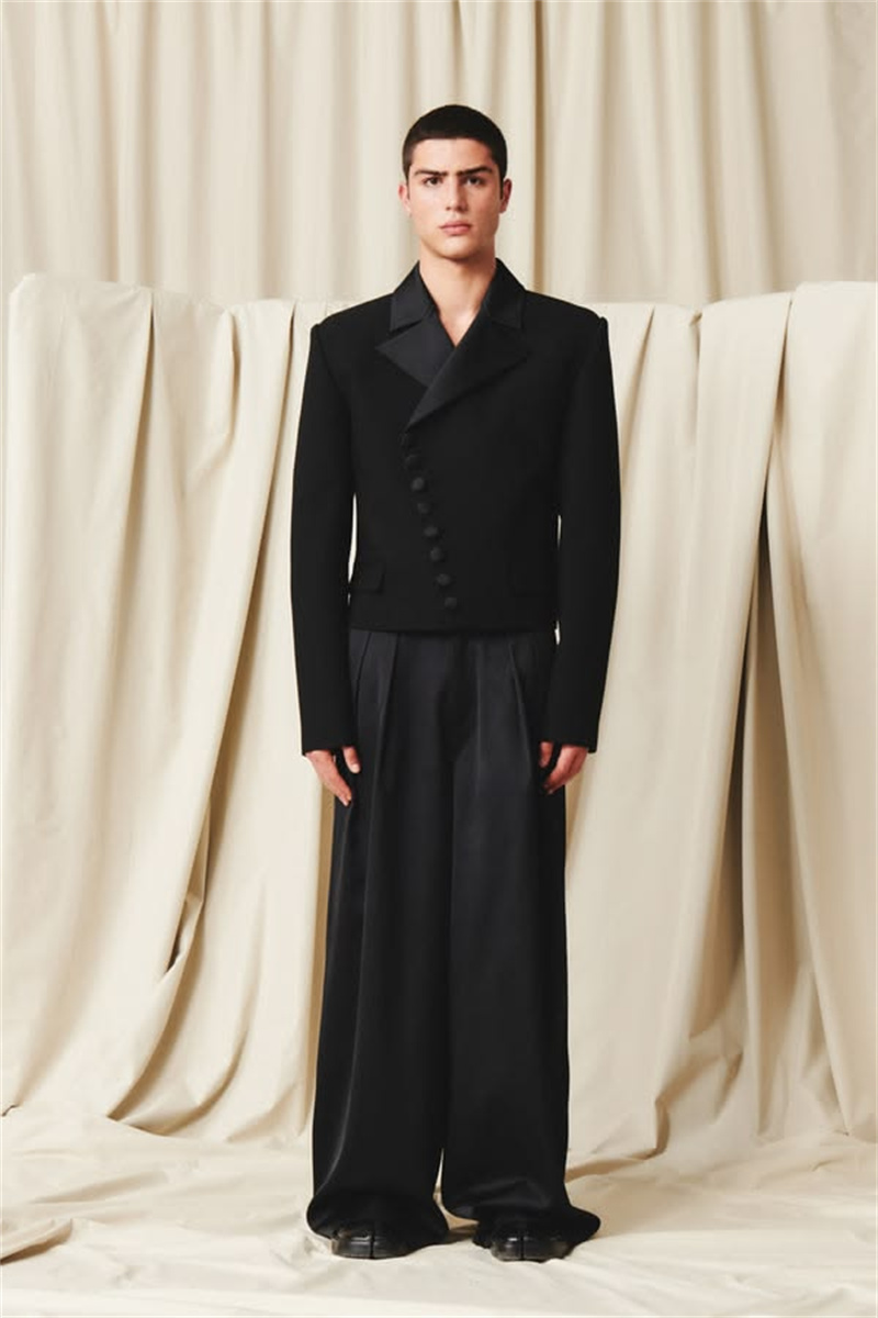 Loose Men Suits Pants Set 2 Pc - đánh giá và giá Men Formal Wear Outfits